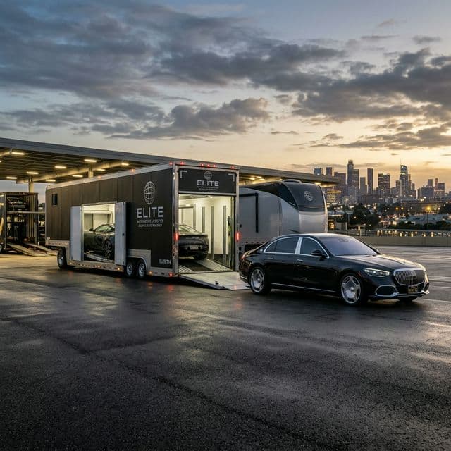 Luxury car transporter